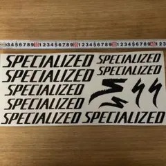 新品未使用　Specialized 　ステッカー（ブラック）　43cm✖️19cmのサムネイル