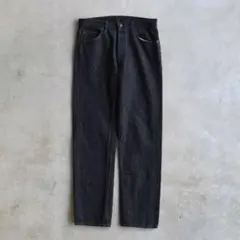 90s リーバイス501 先染めブラックデニム 黒 USA製W33L32 極上品