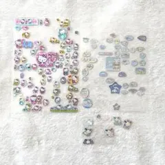 ♡平成レトロ♡サンリオハローキティ シナモロール ウサハナ 100ピースシール