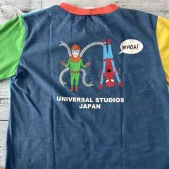 キッズ　半袖Tシャツ USJ スパダーマン　カラフル　130センチのサムネイル