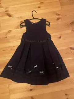 après les cours ネイビー ワンピース 120　ブラウス付き