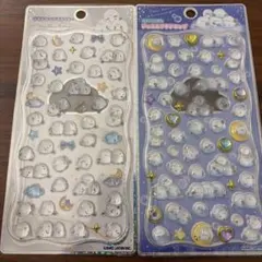 シマエナガプチドロップ、ジュエルプチドロップシール２点セット