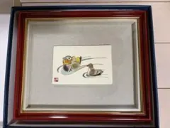 たち吉 京焼 清水焼 額装 陶板画 鴛鴦のサムネイル