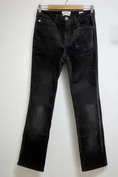 SOMETHING hiver ストレートパンツ　ブラック　黒のサムネイル