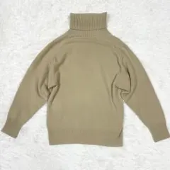 ドゥーズィエムクラス ミドルゲージ タートルニット ウール100