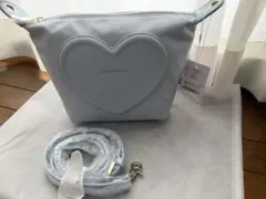 SAMANTHAVEGA ハートモチーフ ショルダーバッグ ライトブルーのサムネイル