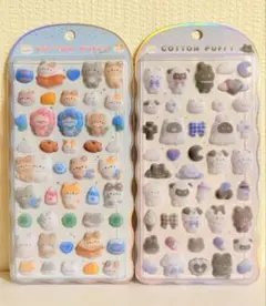 COTTON PUFFY seal 2枚set☆