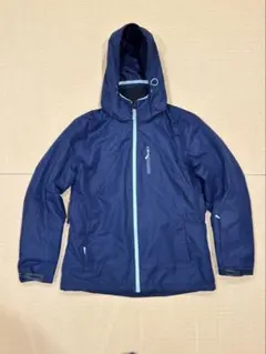 ネイビー 中綿入り スキーウェア (女性用)