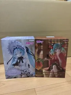 初音ミク フィギュア ヴィンテージドールー クロミ 雪ミク 3点セット