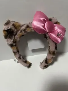 USJ 限定　キティーちゃん　ヒョウ柄　カチューシャ