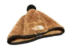 ノースフェイス フリースニット帽 ポンポン付き