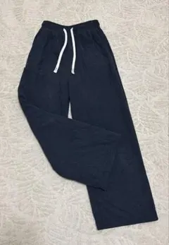 コーデュロイパンツ　ネイビー　裏起毛　M ダークエンジェル