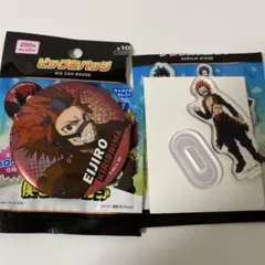 ヒロアカ ダイソー 缶バッジ アクスタ 切島