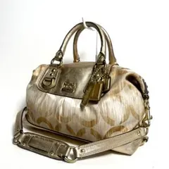 COACH Cambridge Alexa gold Metallic Y2K - メルカリ