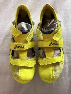 asics CYBERBLADE スパイクシューズ イエロー - メルカリ