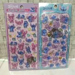 正規品　ディズニーボンボンドロップシール　プチドロップ　スティッチ