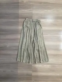 portcros ベージュプリーツロングスカートのサムネイル