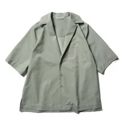 AURALEE WASHED FINX HERRINGBONE シャツ 0