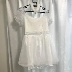 白うさぎ　コスプレ　ハロウィン　4点セット