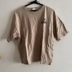 PEANUTS スヌーピー 半袖Tシャツ ベージュ