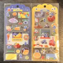 パペットスンスン　ドロップジェリーシール　2種セット　SUNSUN