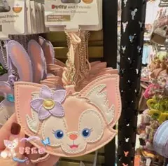 新品正規品香港ディズニーランドリーナベルラゲージタグ荷物タグバッグチャーム