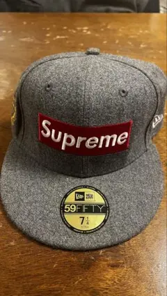 Supreme 59FIFTY キャップ 7 1/4 グレー