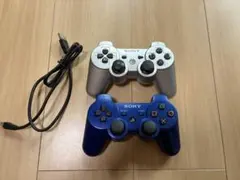 SONY/PS3/コントローラー/2個セット/充電コード付き