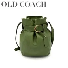 希少カラー✨OLD COACH オールドコーチ バケットバッグ グリーン