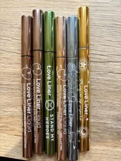 Love Liner リキッドアイライナー 6色セット