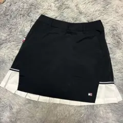 トミーヒルフィガーゴルフ ブラック フレア プリーツスカート Sのサムネイル
