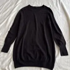 Theory セオリー ブラウン 薄手 ニット チュニック