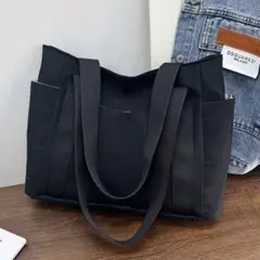 トートバッグ ショルダーバック内容量、通勤通学、高耐久オックスフォード生地