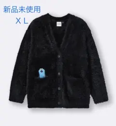 【新品タグ付き】GU パペットスンスン　コラボ　オーバーサイズカーディガン　XL