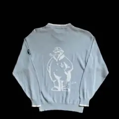 シナコバ　ニットセーター　美品　薄いブルー　Mサイズのサムネイル