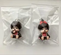 モンチッチ　めじるしアクセサリー2個セット めじるしチャーム