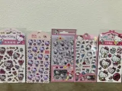 週末限定値下げサンリオ ぷっくりシール 4種セット フェルトシール ハローキティ