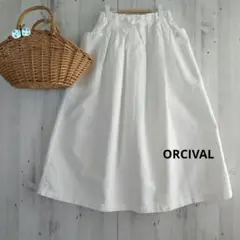 美品 ORCIVAL オーシバル コットンリネン リボン付 日本製 Bshopのサムネイル