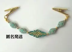ハンドメイド ストール、ショールクリップ、羽織紐 /装飾ブルー