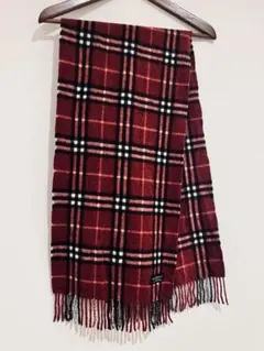 BURBERRY バーバリー カシミヤ100% マフラー ボルドー