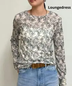 【Loungedress】プリントシアートップスのサムネイル