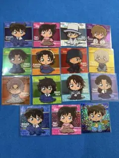 名探偵コナン　シール　ちぢませ隊　コンプリート　アポトキシン4869グミ