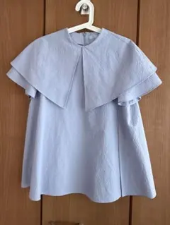 ella_selectshop ドビークロスフリルジレ - メルカリ
