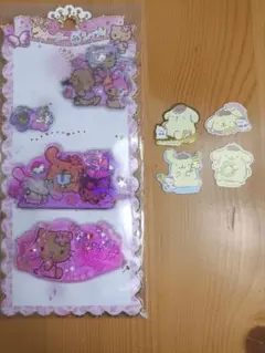 キティ サンリオ きらきらウォーター シール