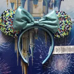 アナハイム ディズニーランド スパンコール カチューシャ　WDW キラキラ