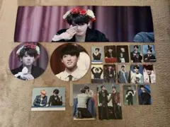 BTS 防弾少年団　ジョングク　スローガン、うちわ、トレカ