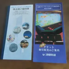 近鉄グループホールディングス 株主様ご優待券 冊子　※乗車券なし　【匿名配送】
