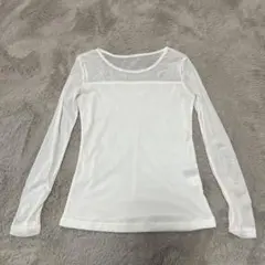 処分 切替 ストレッチ シアー カットソー トップス