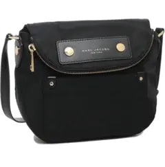 Marc Jacobs ブラックショルダーバッグ プレッピー ナターシャ