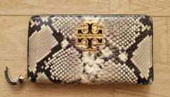 Tory Burch ヘビ柄 長財布